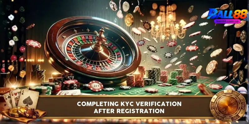Ball88 KYC document upload interface in the player account dashboard